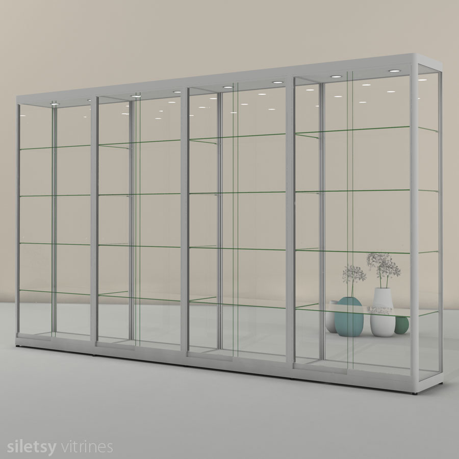 Vitrinekast PR9N4 336x35x198cm