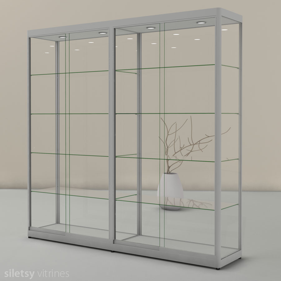 Vitrinekast PR13N2 203x35x198cm