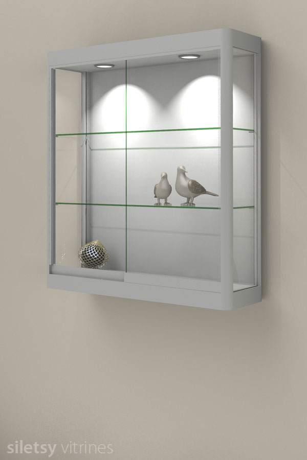 Wandvitrinekast 86x17x94cm