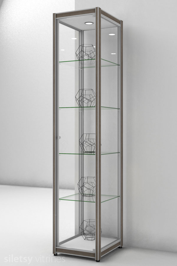 Vitrinekast FX-03 42x49x200cm