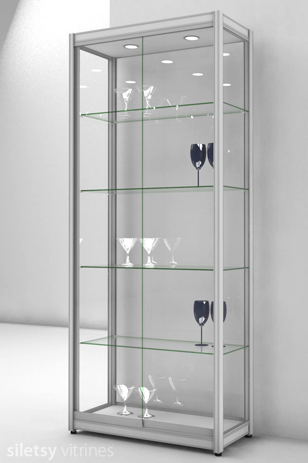Vitrinekast FX-09 83x39x200cm