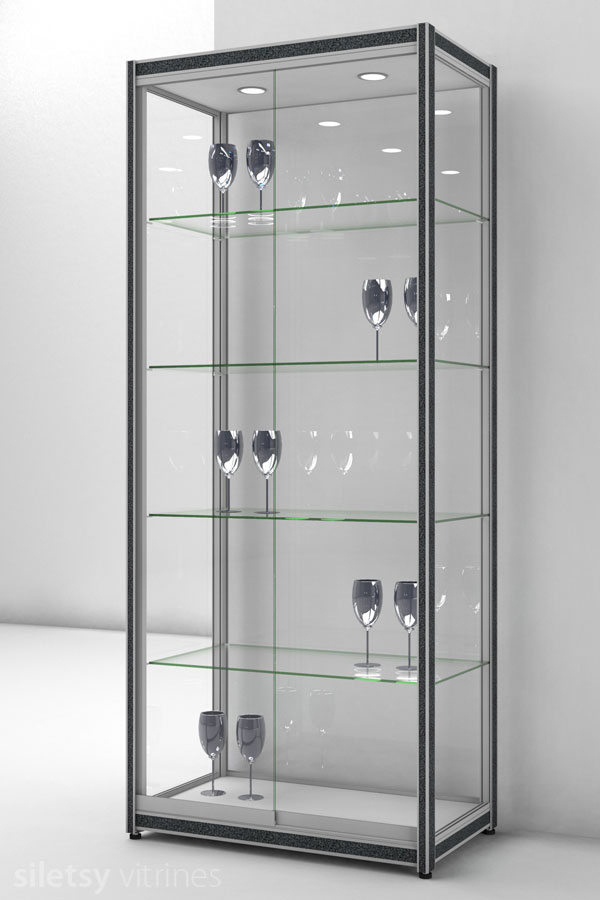 Vitrinekast FX-10 83x49x200cm