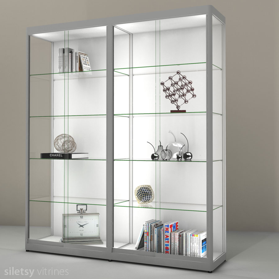 LED-vitrine PR11N2L 170x56x198cm