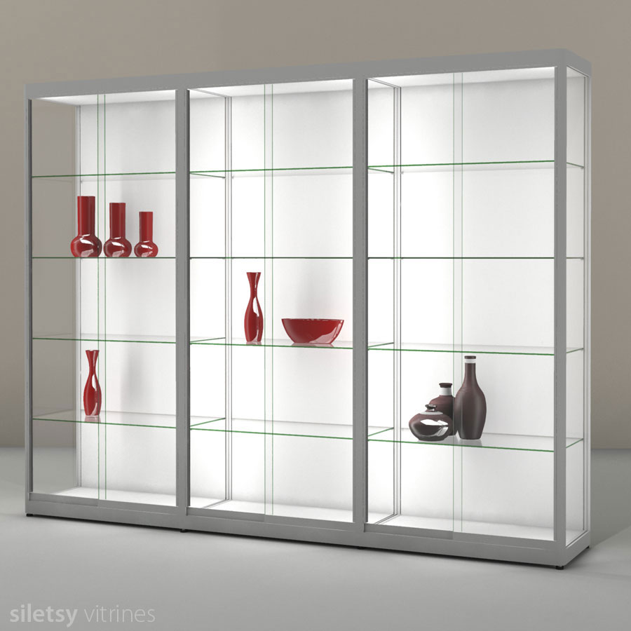 LED-vitrine PR11N3L 253x56x198cm