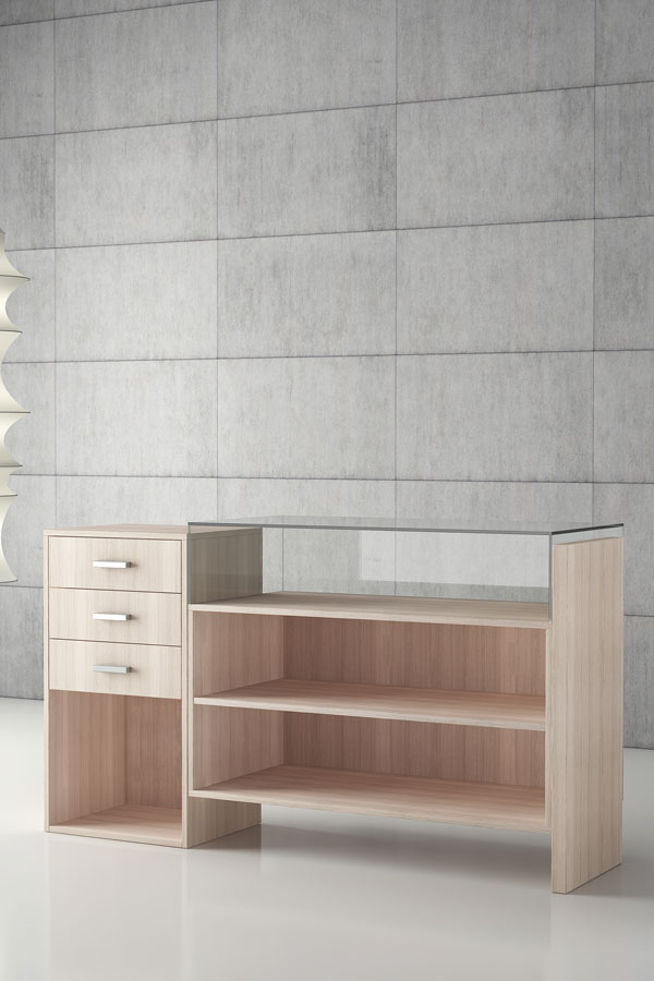 Toonbank 164x43/60x9095cm