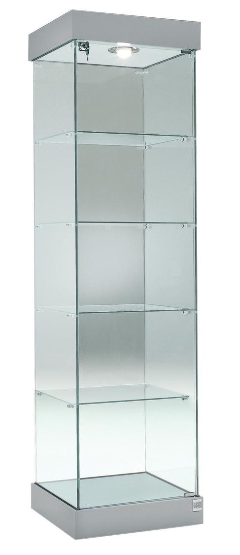 Glasvitrine 53x46x188cm