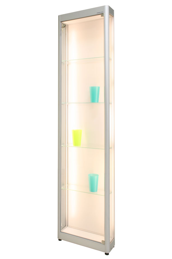 LED-vitrine PR-01/AL 45x17x198cm