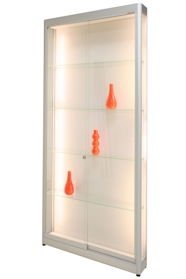 LED-vitrine PR-08/AL 86x17x198cm