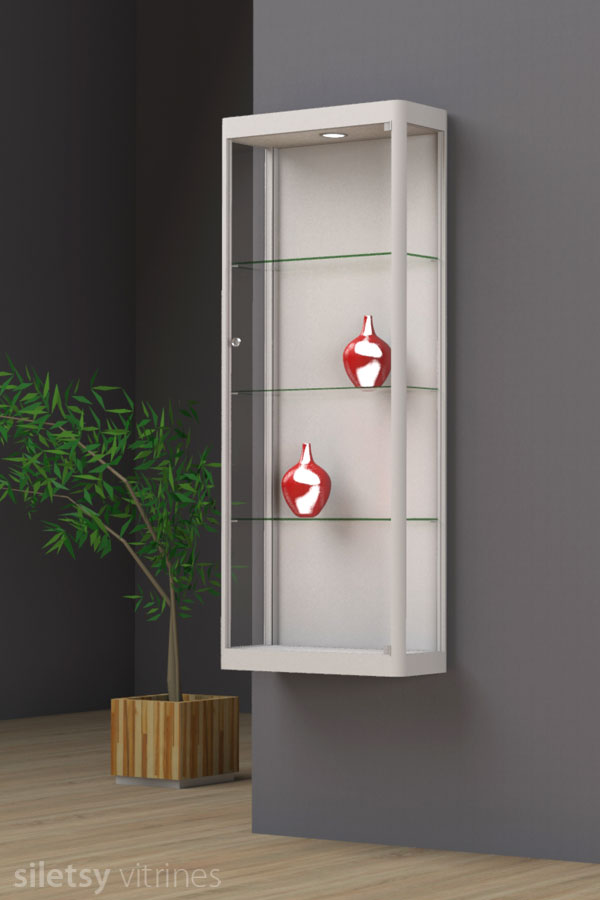 Wandvitrinekast 45x17x154cm