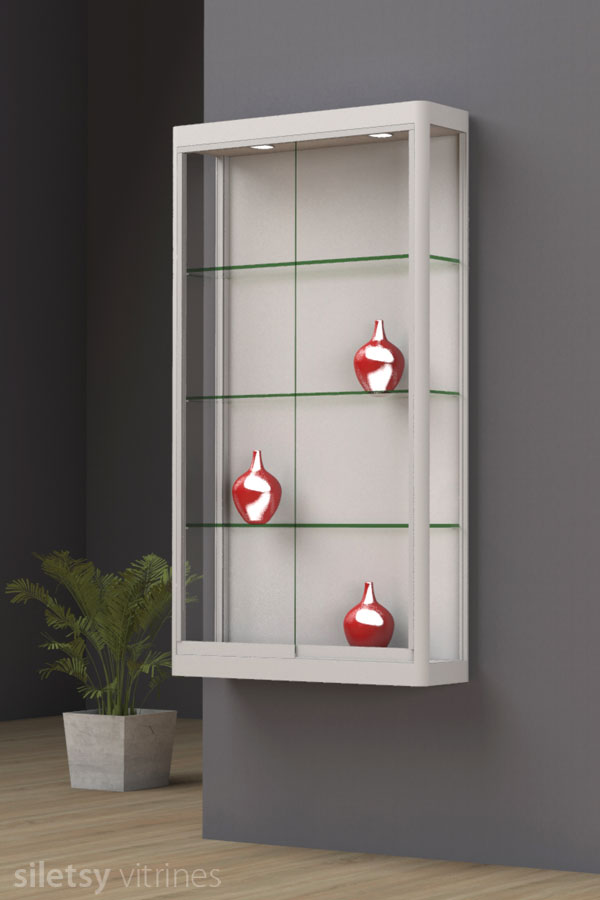 Wandvitrinekast 86x17x154cm