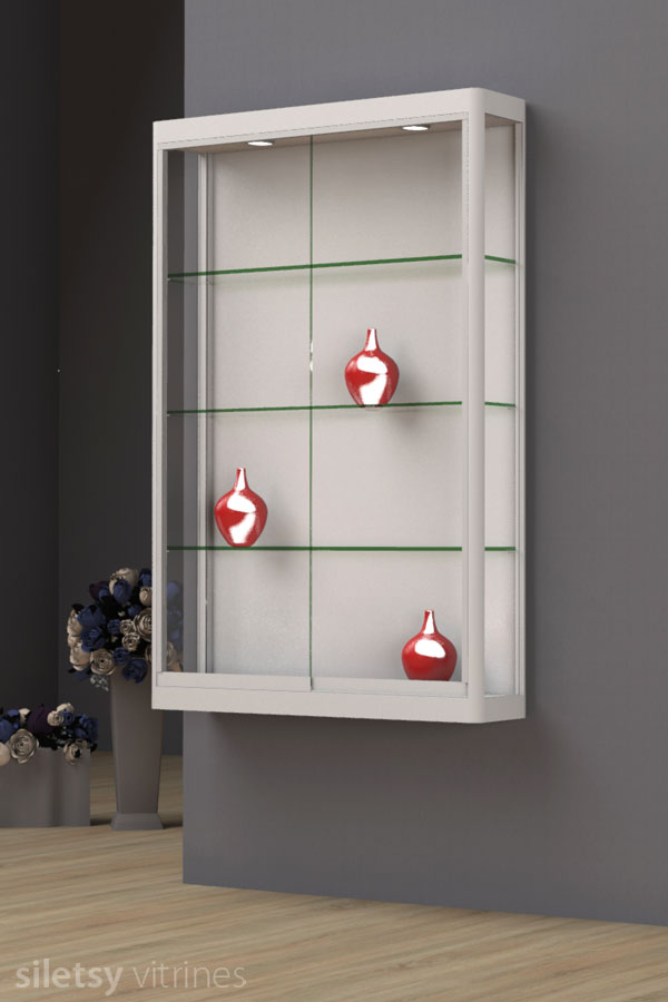 Wandvitrinekast 103x17x154cm